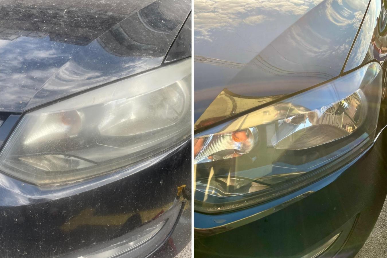 Poliranje farova — pre i posle, MilMar Beograd